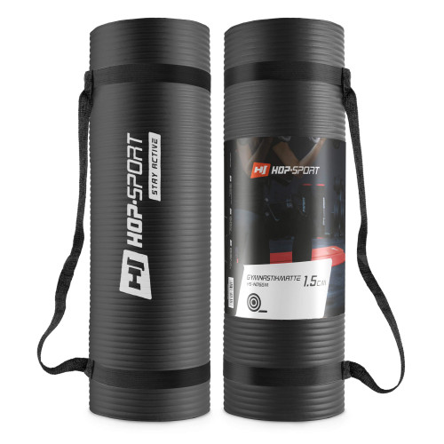 Купити Мат для фітнесу  Hop-Sport HS-N015GM 1,5 см black у Києві - фото №1